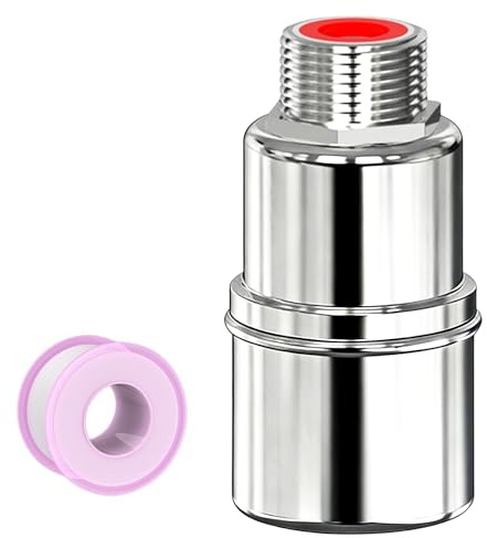 1 Schwimmerventil Edelstahl 304 oberer Einlass | Oberer Wassereinlass, vollautomatisches Absperrventil für Tanks, Becken und Nutztiertränken.