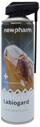 Insetticida per insetti alati e striscianti Newpharm Labiogard 500 ml