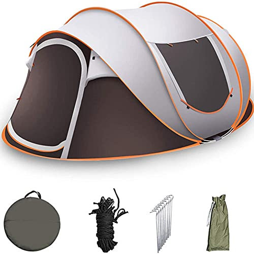 GQYYS Wasserdicht Zelt, 5 und 8 Personen Ultraleichte Camping Zelte 3-4 Saison, Sofortiges Aufstellen für Trekking, Outdoor, Festival, Camping, Rucksack,Outdoor leichtes Pop Up Wurfzelt