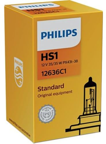 PHILIPS HS1 Glühlampe Fernscheinwerfer 35/35W Fernlicht Halogen Birne 12636C1