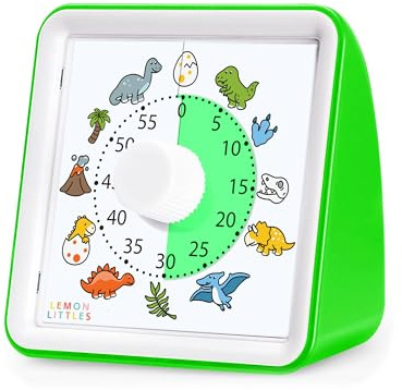 Visual Timer for Kids, Toddlers, Autism, ADHD and Preschool Classroom - Silent Pet Countdown Timer - 60 Minutes Productivity & Time Management