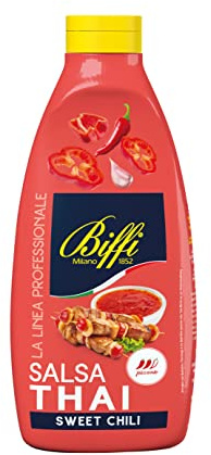 Biffi - Salsa Thai Sweet Chili Agrodolce - Leggermente piccante - Flacone da 1kg