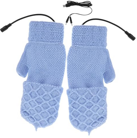 Kisangel Beheizbare Winterhandschuhe mit USB Damen und Herren-heizhandschuhe Warme Handschuhe für Ski Radfahren und Outdoor-aktivitäten