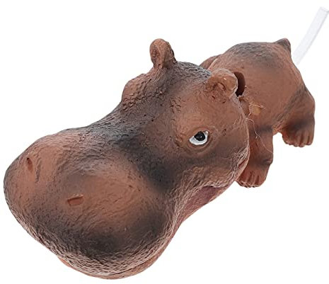 DOITOOL 1stück Aquarium Resin Hippo Realistische Simulation Für Aquarien Und Teiche Fischtank-zubehör Aus Langlebigem Harz Und Sicher Für Ihre Fische