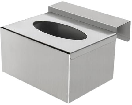 MagiDeal Glove Dispenser Glove Holder Versatile Kitchen Utensils Glove Box Disposable Glove Storage Box, Stainless steel