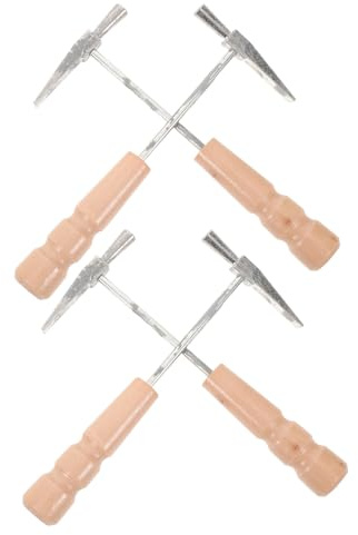 ERINGOGO 4stücke Daumenklavier-stimmhammer Mit Holzgriff Klavier-stimmhämmer Für Schlaginstrument-werkzeuge Tonstimmung Und Klanghaltung Hämmer Klangerhaltung Für Kalimba-tuner