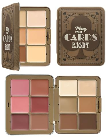 Palette di fondazioni di contorno - Blush, correttore, trucco di lunga durata | di rouge e contorno a 12 Shade per donne, ideale per truccatori professionisti, abbigliamento quotidiano
