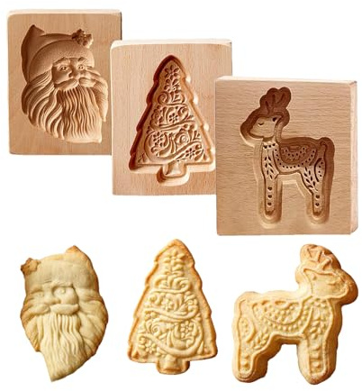Träkakform | Återanvändbara fotavtryck | Tvättbara hjortformade kakformar | För chokladsnacks moocake matlagningskurser halloween thanksgiving födelsedag