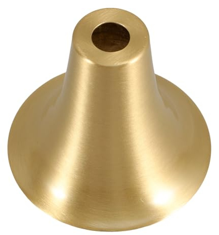 NUOBESTY Douille E27 Laiton Support De Lampe Trompette Cache Ampoule Décoratif Pour Suspensions Plafonnier Mural Et Luminaires Intérieurs Accessoire D’Éclairage 6.10 X 6.10 X 5.30 cm
