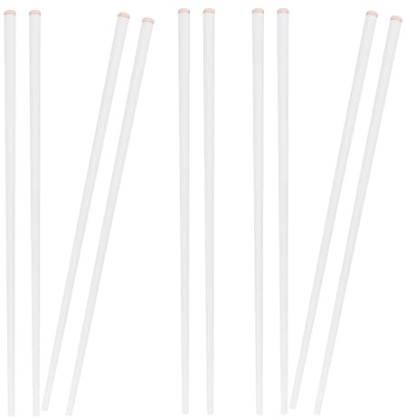 BESPORTBLE 5 Paia Bacchette in Fibra di Vetro Antiscivolo Riutilizzabili per Casa e Viaggio, Bacchette da Cucina in Metallo Resistenti e Leggere, Set Posate Stile Cinese per Adulti
