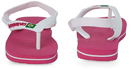Havaianas Brasil Logo II, Infradito Unisex - Bambini, Rosa (Hollywood Rose), 22 EU