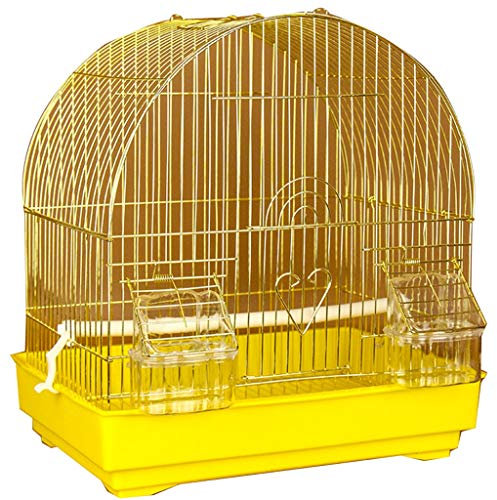 YHRJ Vogel voliere Vogelkäfig Wellensittiche Groß,Günstige Ziervogelkäfige, Goldene Eisen Dekorative Papageienkäfige, Taubenperlenvogelkäfige, Luxuspakete (Color : Gold d)