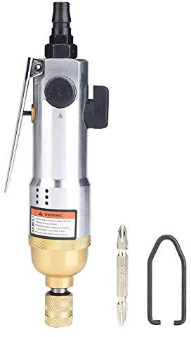 EVTSCAN Latest Air Screwdriver, Pneumatic Air Screwdriver 1/4 Straight Hand Industrial 9000rpm Reversible Screw Driver for Light Industry