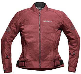 Difi Ibiza Air Damen Motorrad Textiljacke, rot, 38