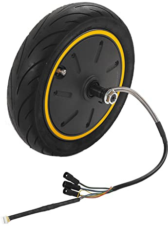 SOMK Elektro-Roller Nabenmotor, 350W Gummi-Hinterradantrieb Motor Ersatz für Ninebot MAX G30, Folding Electric Scooter Reparatur Teile, Anti-Rutsch-Nabenmotor mit höherer Drehzahl, Scooter Zubehör