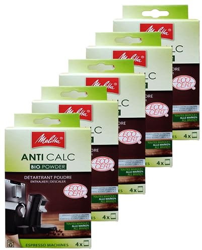 5x Melitta Anti Calc Bio Powder Entkalker 4x40 g Entkalkerpulver Vorratspack