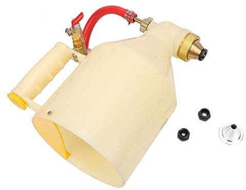 Verstellbare Kunststofftrichter-Luftspritzpistole, Langlebige Legierungskonstruktion, Energiesparend, Gleichmäßiger Sprüheffekt, Ergonomischer Griff, Geeignet für Heimdekoration,