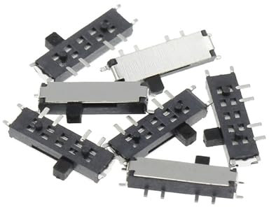 100 pezzi MSK-12C03-07 Interruttore a levetta a 8 pin Micro SMD Interruttore on-off-on 1P2T