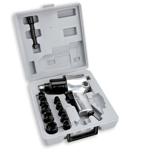 Clé à chocs pneumatique à air comprimé 1/2 Clé à chocs haute puissance Grande gâchette à vent Manchon à piston Marteau perforateur(Wrench set andWI9424)