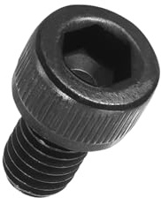 Kozelo 40 Stück Zylinderschrauben mit Innensechskant - [M6-1 x 10mm] Schrauben Kohlenstoffstahl Schwarzoxid DIN 912 Vollgewinde Innensechskantschraube für Industrielle Mechanischen