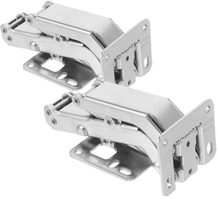 AUTSUPPL 2stücke Verstecktes Türscharnier Für Schwere Türen Flächenbündiges Scharnierdesign Made of Kaltgewalztem Stahl Geeignet Für Steintüren Und Brandschutztüren Drehung Und