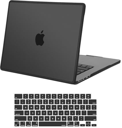 MOSISO Compatible with MacBook Air 15 inch Case M5 2026 M4 M3 M2 2025-2023