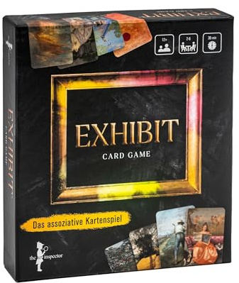 the artinspector Exhibit - Card Game NEU! Das kreative Wort- und Strategiespiel - Für 2-6 Spieler - Fantasie, Strategie & Spaß vereint. Perfekt für Familie & Freunde. Ab 12 Jahren.