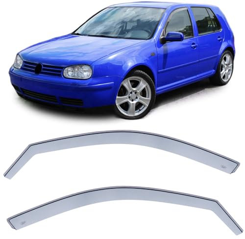 Windabweiser Regenabweiser Windschutz Hell für VW Golf 4 97-06 5-türer