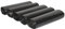 Roe Tenpo 50 Pack Heavy Duty Bin Bags - 70L, 30 Microns Bin Liners, Flat Top, Strong & Durable, Tear Resistant Refuse Sack, Black Bin Bags for Everyday Use, Household & Commercial Use