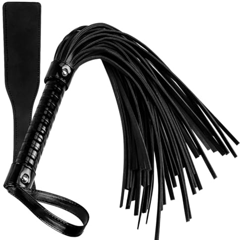 Bondage de cuero BDSM premium, paleta de azotes SM, látigo, flogger, juegos para adultos,set BDSM suave y duradero para juguetes y juegos sensuales para adultos, BDSM y juegos de rol