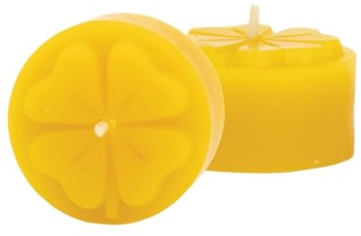 LYSON Kerzengießform Silikonform Teelicht Kleeblatt Höhe 1,8 cm Silikon Kerzenform für Sojawachs Bienenwachs Gips Seifer Aromatherapie Kerzenherstellung Bienenwachskerzen Geschenkidee