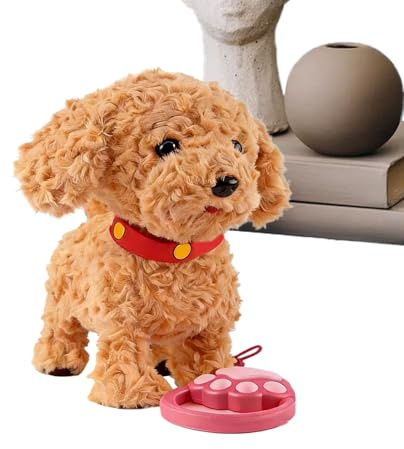 shpuuyy Chiot Animal de Compagnie Électrique,Compagnon Éducatif Imaginatif - Jouet Robot Chien Électronique Animal de Compagnie,pour Garçons, Filles, Adolescents, Salon, Chambre, Dortoir, Voyage Et