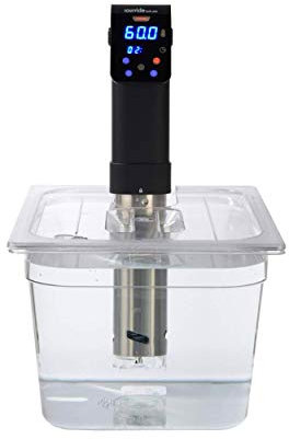 SousVideTools SVT-PS11GN-IVIDE Récipient Transparent en Polycarbonate avec Couvercle Découpé sur Mesure pour Cuiseur sous Vide Ivide sans Bpa, Antiadhésif, Passe Au Lave-Vaisselle 11,6 L