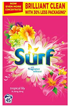 Surf Washing Powder Tropical Lily & Ylang Ylang, 3.185kg