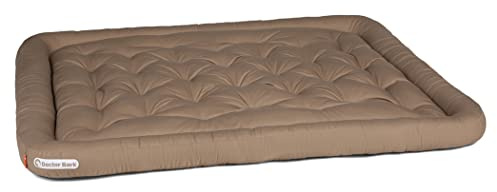 Doctor Bark Hundekissen - orthopädisches Hundebett, 95°C waschbar, hygienisch, robust & bequem (XXL - 115x100 cm, Goldbraun)