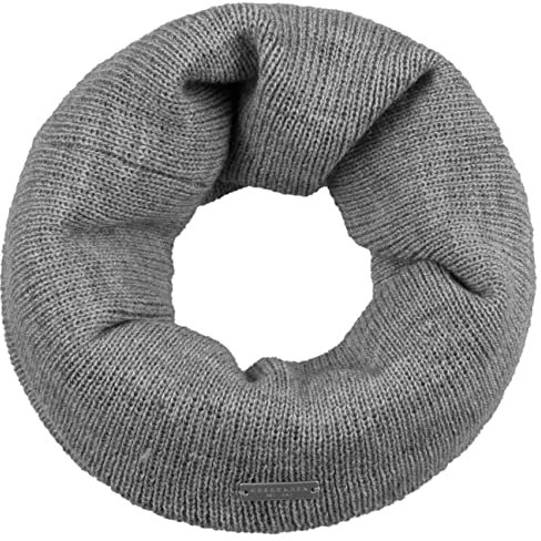 Seeberger Velasja Loopschal Schal Strickschal Damenschal Damen - mit Futter Winter Herbst-Winter - One Size grau