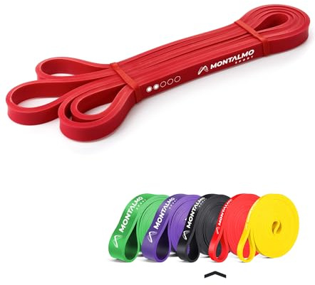 MONTALMO Bandas Elasticas Musculacion | Bandas de Resistencia, Gomas de Fitness, Cintas para Entrenar Gym o en Casa