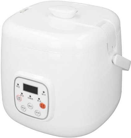 Mini Olla Arrocera para Coche, Olla Arrocera Portátil de Viaje de 2 L 12 V, Cocción Rápida, Revestimiento Antiadherente, Reserva de 24 Horas, Placa de, para Cocinar Arroz,