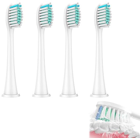 4 brosse à dent - Tête de brosse à dents pour Protective 4500, 5100, 3100, 4300, Diamond 9000, 9400 - brossettes de rechange