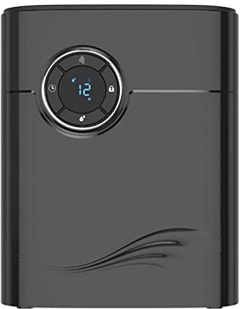 GLJTUO Deshumidificador De Aire Portátil 2 En 1 Deshumidificador Purificador De Aniones Purificador De Aire Eléctrico Silencioso,Svart-Talla ?nica