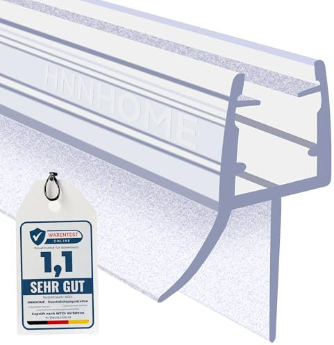 HNNHOME Duschdichtung – Universelle Duschtürdichtung/Ersatzdichtung für 5–8 mm Glastüren, extra dicke Gummilippe, 100% wasserdicht, einfache Installation (70cm, 1)