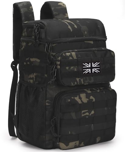 Sac à Dos glacière Tactique – Glacière Souple, légère et étanche, Sac Isotherme Portable et imperméable pour la Plage, Les Voyages, Le Camping, Les Pique-niques et la randonnée.