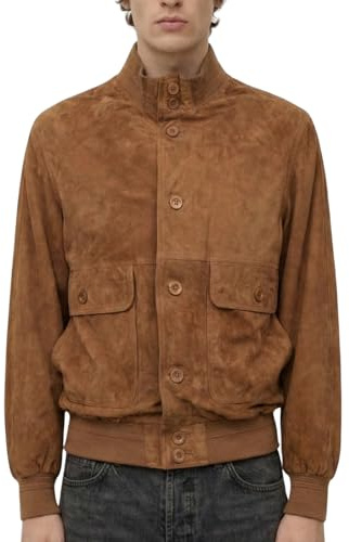 BARONE giacca pelle uomo camoscio - giubbotto in camoscio uomo Made in Italy ALDOS