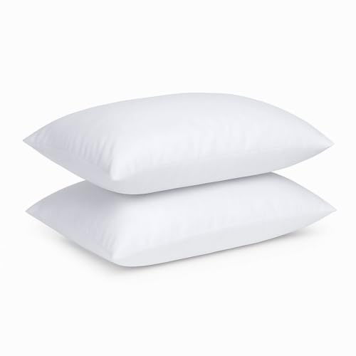 Soft Polyester Hotel Pillows Pack 2, Ultimate Luxury Premium Quality Hollowfibre, Breathable Sleep Experience Pillows 2