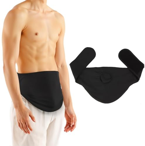 Heidouse Stoma Beutelabdeckungen, Verstellbarer Stomagürtel, Feuchtigkeitsdocht Stoff Ostomie Gürtel, maschinenwaschbare Kolostomie Taschen für Männer und Frauen, Abflussbeutelbeutel