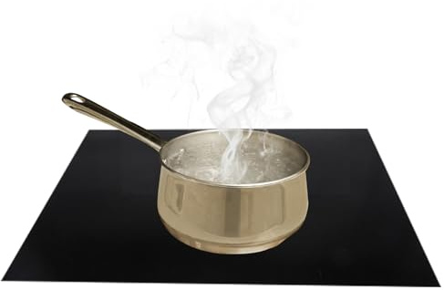 AwnsIMfreien Induction Hob Protector 20.47x30.71 Inch Silicone Induction Hob Covers Heat-Resistant Cooker Mat Electric Cooker Scratch Protector for Stove, Covers