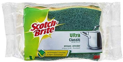 Scotch-Brite Super Esponja para platos, color verde