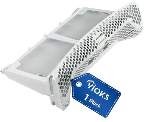 VIOKS Flusensieb/Filter für Trockner Ersatz für AEG Electrolux 807453901/9 8074539019 ausklappbar 335х172х80mm Flusenfilter/Filtertasche/Sieb für Wäschetrockner