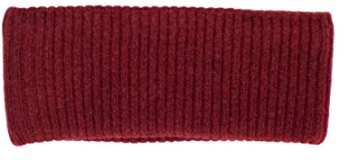 FosterNatur, Merino Stirnband Rippe mit Baumwollfutter, 100% Wolle