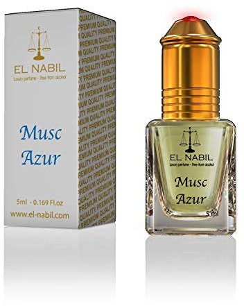 Musc Azur 5ml Parfum Duft - El Nabil Misk Musk Moschus Parfümöl für MANN & HERREN - Oil Attar Scent
